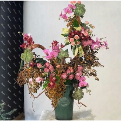 تاج گل برای تالار پذیرایی افتاب قصر فیروزه