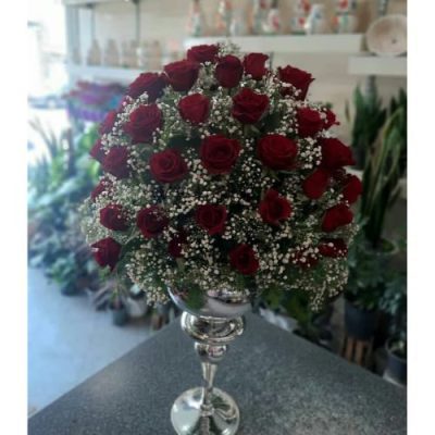 تاج گل برای تالار پذیرایی ایرانیان جماران
