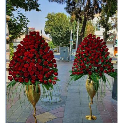 تاج گل برای تالار پذیرایی میثاق داراباد