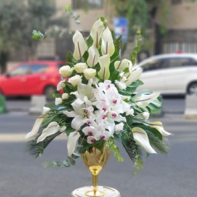 تاج گل برای تالار نگاه میرداماد
