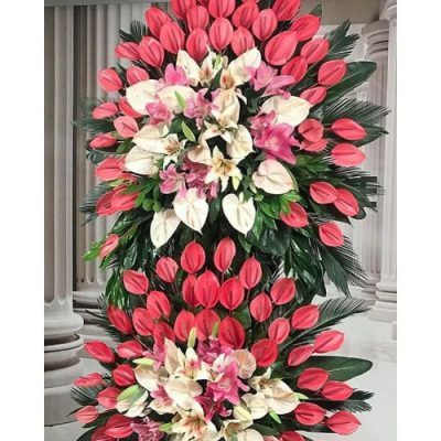 تاج گل برای سالن اجتماعات شهرک آپادانا مسجد الزهرا