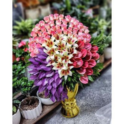 تاج گل برای تالار پذیرایی سرو