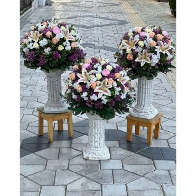 گل برای تالار پذیرایی پاسارگاد بهداشت