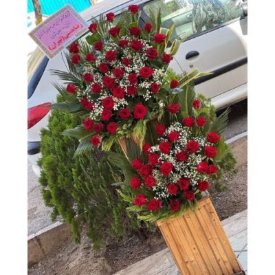 تاج گل برای تالار چی بانک تالار پذیرایی 17 شهریور