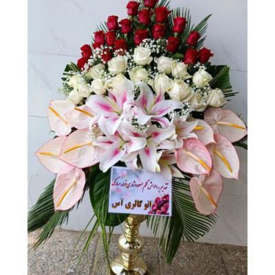 تاج گل برای تالارپذیرایی الغدیر تهران