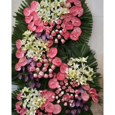 تاج گل برای تالار پذیرایی رویای آبی هروی حسین آباد