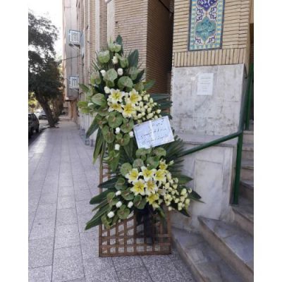 تاج گل برای مسجد الرضا سازمان آب