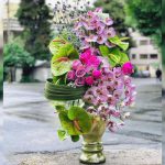 تاج گل برای سالن الغدیر دانشکده مدیریت دانشگاه تهران