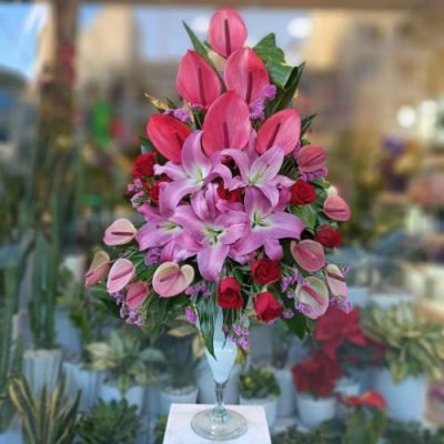 تاج گل برای تالار پذیرایی سمرقند جنت آباد جنوبی