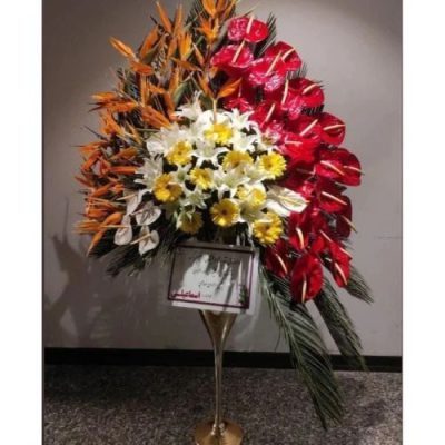 تاج گل برای تالار پذیرایی باشگاه سهند حکیمیه