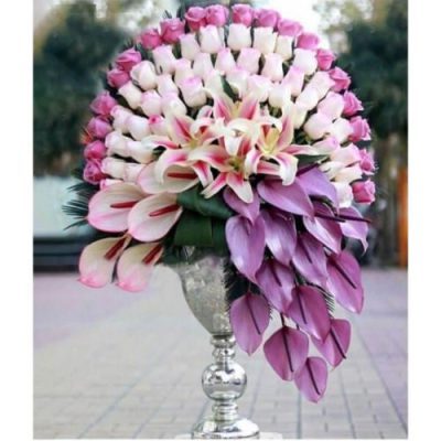 تاج گل برای تالار پذیرایی سوخته سرایی جنت آباد