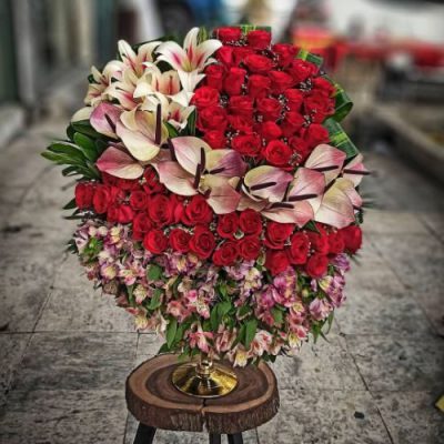 گل برای تالار پذیرایی جام جم سرتخت
