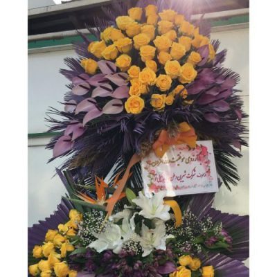 تاج گل برای سالن مهراباد فرودگاه مهرآباد