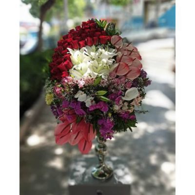 گل برای تالار پذیرایی قصر سلیمان دولتخواه شمالی