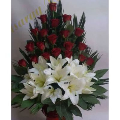 تاج گل برای سالن پذیرایی ارکیده باقرشهر