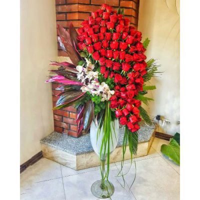 گل برای تالار پذیرایی ققنوس تختی خانی آباد