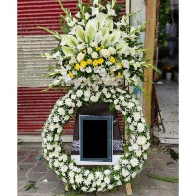 تاج گل برای امامزاده علی ابن جعفر کن
