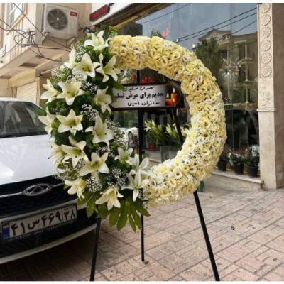 تاج گل برای امامزاده علی اکبر (ع) چیذر