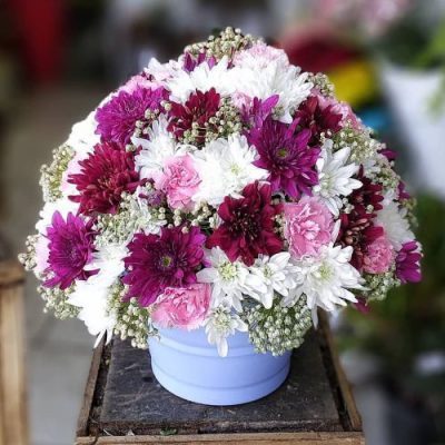 دسته گل برای مرکز خرید گلستان زیبادشت