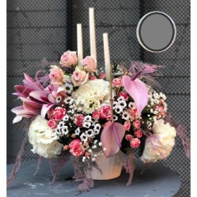 دسته گل برای آزمایشگاه مرجع بهداشت سنگلج