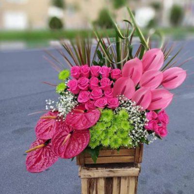 دسته گل برای بیمارستان قلب فاطمی