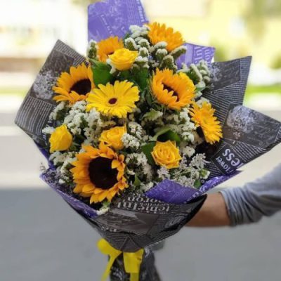 دسته گل برای مرکز خرید اریکه ایرانیان درختی