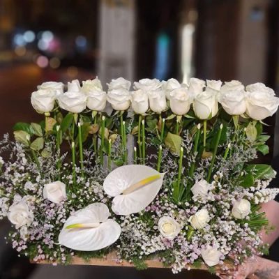 دسته گل برای مرکز خرید سبحان قیطریه