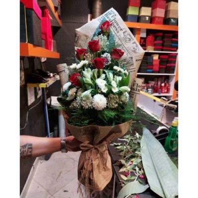 دسته گل برای مرکز خرید ایران اینجا حکیمیه
