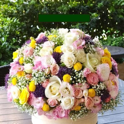 دسته گل برای آزمایشگاه پاتوبیولوژی و ژنتیک آرامش سعادت آباد