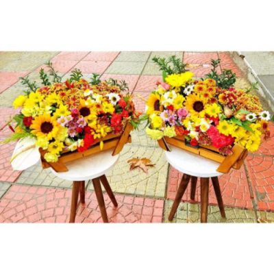 دسته گل برای درمانگاه اختیاریه