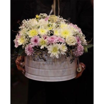 دسته گل برای آزمایشگاه مرکزی صفادشت صفادشت