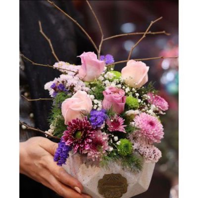 دسته گل برای آزمایشگاه پاتوبیولوژی لاوازیه هفت حوض