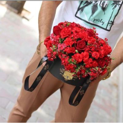دسته گل برای آزمایشگاه امید بهشت خاک سفید گلشن