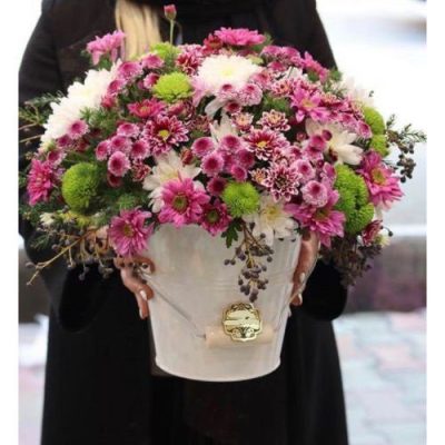 دسته گل برای آزمایشگاه سرو سعادت آباد