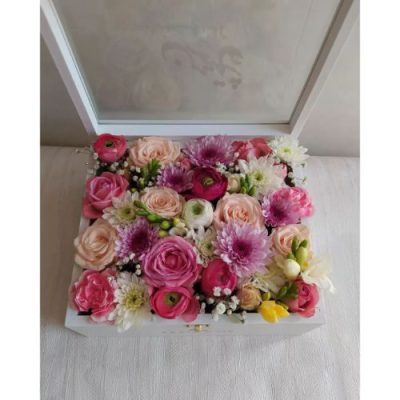 دسته گل برای آزمایشگاه گرگان ارامنه