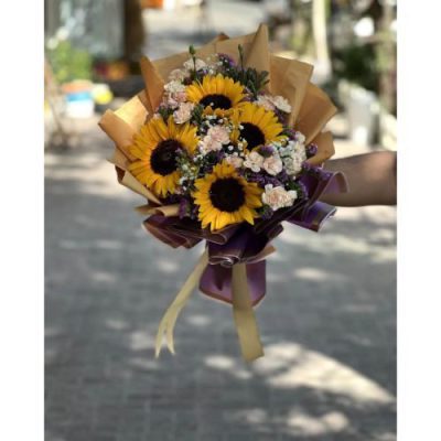 دسته گل برای بیمارستان فرمانیه دیباجی