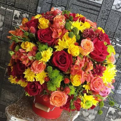دسته گل برای آزمایشگاه فردانش افسریه شمالی