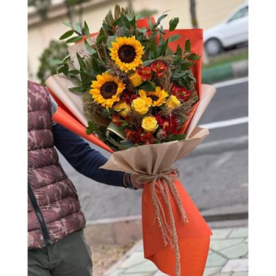 دسته گل برای آزمایشگاه پاتوبیولوژی فروردین نوین کشاورز غربی