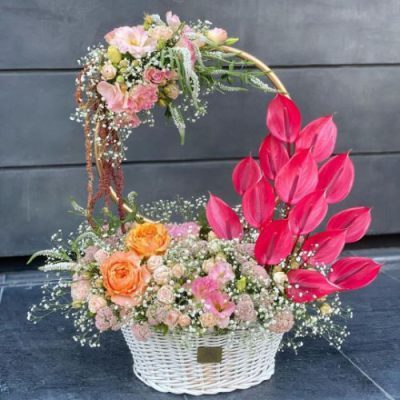 دسته گل برای مرکز خرید پلاتین ایوانک