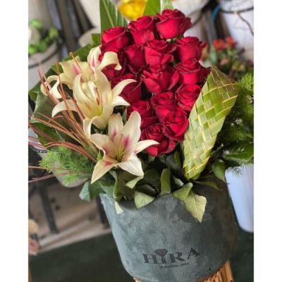دسته گل برای شرکت لبنیات صباح فتح صنعتی
