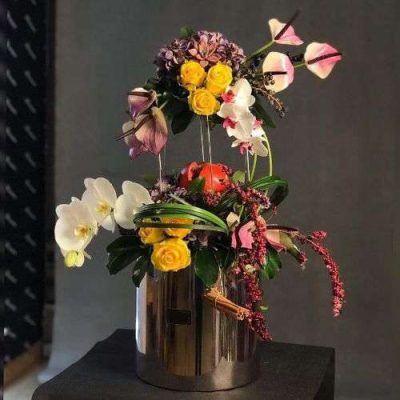 دسته گل برای اداره اوقاف و امور خیریه نیلوفر شهید قندی