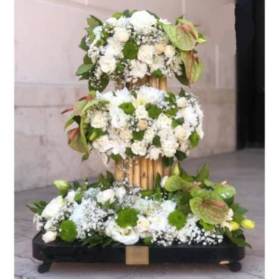 دسته گل برای شرکت تهران آگهی نیلوفر شهید قندی