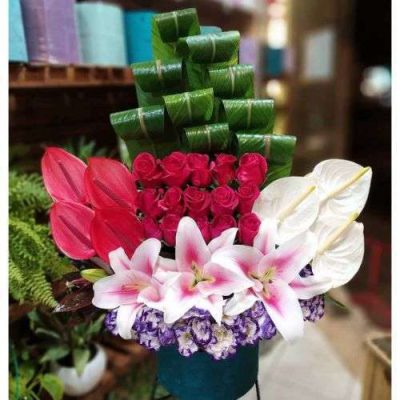 دسته گل برای بانک ملی نظام آباد
