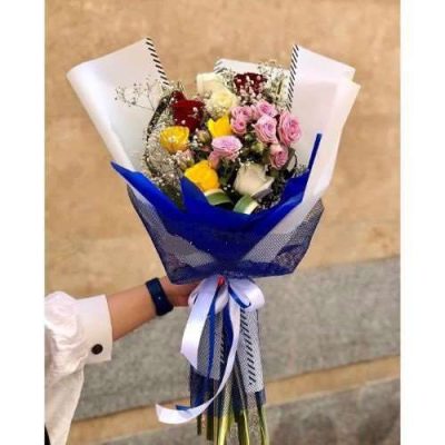 دسته گل برای بانک ملی باغ فیض
