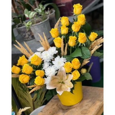 دسته گل برای شرکت برنز چیتگر