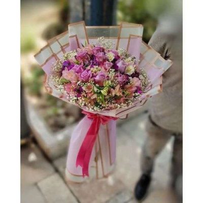 دسته گل برای پست بانک شوش