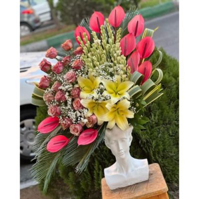 دسته گل برای شرکت هوآوی سعادت آباد