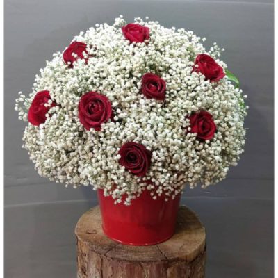 دسته گل برای اداره امور اصناف زیباسازی شهرداری قائم مقام سنائی