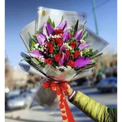 دسته گل برای بانک ایران زمین نبی اکرم