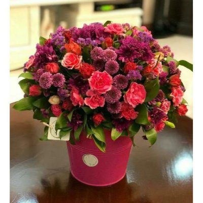 دسته گل برای شرکت ساختمانی راه قصران هروی حسین آباد